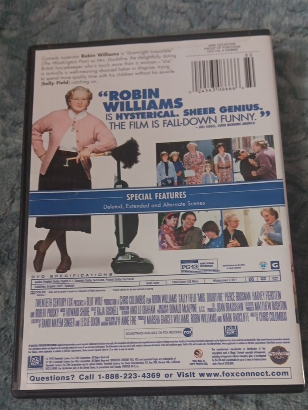 Mrs Doubtfire DVD - Picture 2 of 5